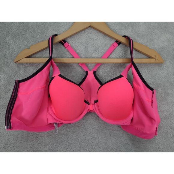 VS VICTORIA'S SECRET Sport Bra by‎ VSX~ Front-Close 34B Pink - Picture 3 of 11